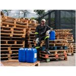 Trade Polycotton Conti Suit - Reflective Arms & Legs - Yellow Tape - Image 2