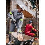 Trade Polycotton Conti Suit - Reflective Arms & Legs - Yellow Tape - Image 9