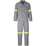 Trade Polycotton Conti Suit - Reflective Arms & Legs - Yellow Tape - Image 22