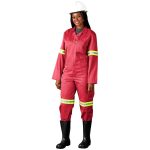 Trade Polycotton Conti Suit - Reflective Arms & Legs - Yellow Tape - Image 4