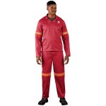 Trade Polycotton Conti Suit - Reflective Arms & Legs - Orange Tape - Image 5
