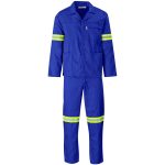 Trade Polycotton Conti Suit - Reflective Arms & Legs - Yellow Taped - Image 5