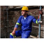 Trade Polycotton Conti Suit - Reflective Arms & Legs - Yellow Taped - Image 2