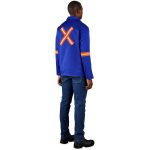 Site Premium Polycotton Jacket - Reflective Arms & Back - Orange Tape - Image 4