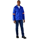 Site Premium Polycotton Jacket - Reflective Arms & Back - Orange Tape - Image 3