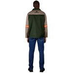 Site Premium Two-Tone Polycotton Jacket - Reflective Arms - Orange Tape - Image 8