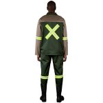 Site Premium Two-Tone Polycotton Jacket - Reflective Arms & Back - Yellow Tape - Image 10