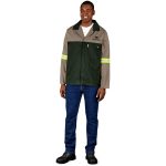 Site Premium Two-Tone Polycotton Jacket - Reflective Arms & Back - Yellow Tape - Image 5