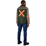 Site Premium Two-Tone Polycotton Jacket - Reflective Arms & Back - Orange Tape - Image 3