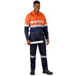 Access Vented Two-Tone Reflective Work Shirt - Image 3
