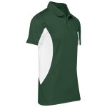 Kids Championship Golf Shirt - Dark Green - Image 3