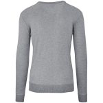 Mens Long Sleeve Peru V-Neck Jersey - Grey - Image 2