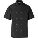 Unisex Short Sleeve Zest Chef Jacket - Image 4