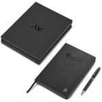 Alex Varga Corinthia Hard Cover Notebook & Pen Set - Image 3