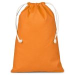 Altitude Allsorts Maxi Cotton Drawstring Pouch - Orange - Image 2