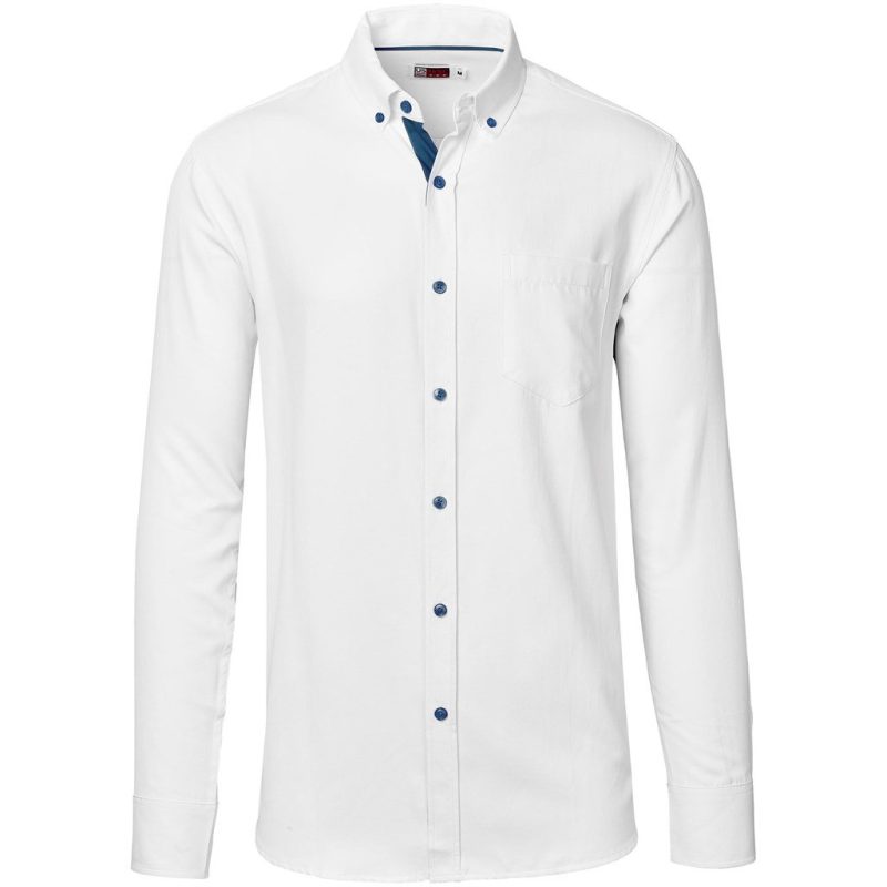 Mens Long Sleeve Casablanca Shirt – Navy