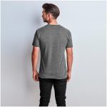 Mens Michigan Melange V-Neck T-Shirt - Image 3
