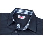Mens Long Sleeve Warrington Shirt - Navy - Image 2