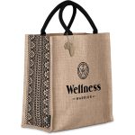 Andy Cartwright Symmetry Jute Tote - Image 3