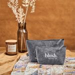 Okiyo Kesho Recycled PET Felt Accessory Bag - Image 10