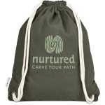 Okiyo Kinchaku Recycled Canvas Drawstring Bag - Image 12