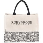 Okiyo Hana Printed Cotton Tote - Image 6