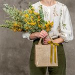 Okiyo Miyag Mini Jute Gift Bag - Image 4