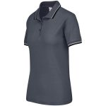 Ladies Cambridge Golf Shirt - Grey - Image 3