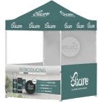 Ovation Sublimated Gazebo 2m X 2m - 3 Half-Wall Skins - 1 Full-Wall Skin