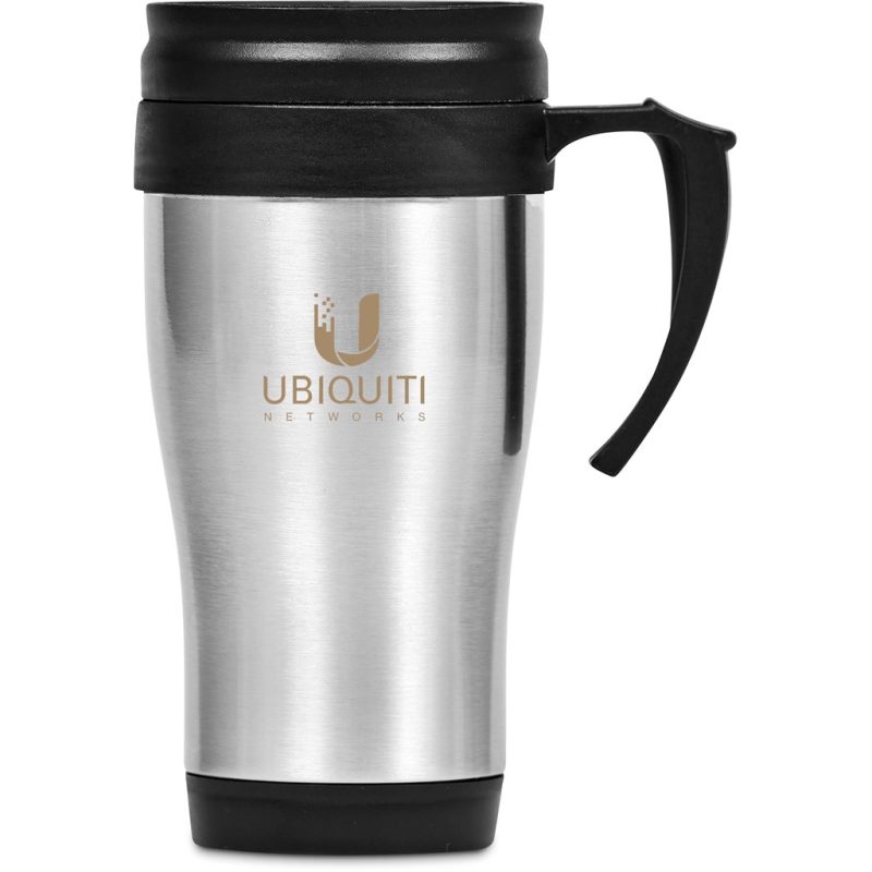 Arabica Stainless Steel & Plastic Double-Wall Mug – 450ml