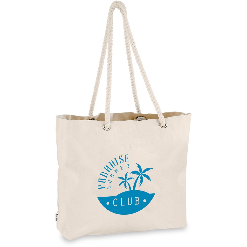 DEFAULT_1024X1024 Okiyo Tanoshi Cotton Beach Bag - Image 1
