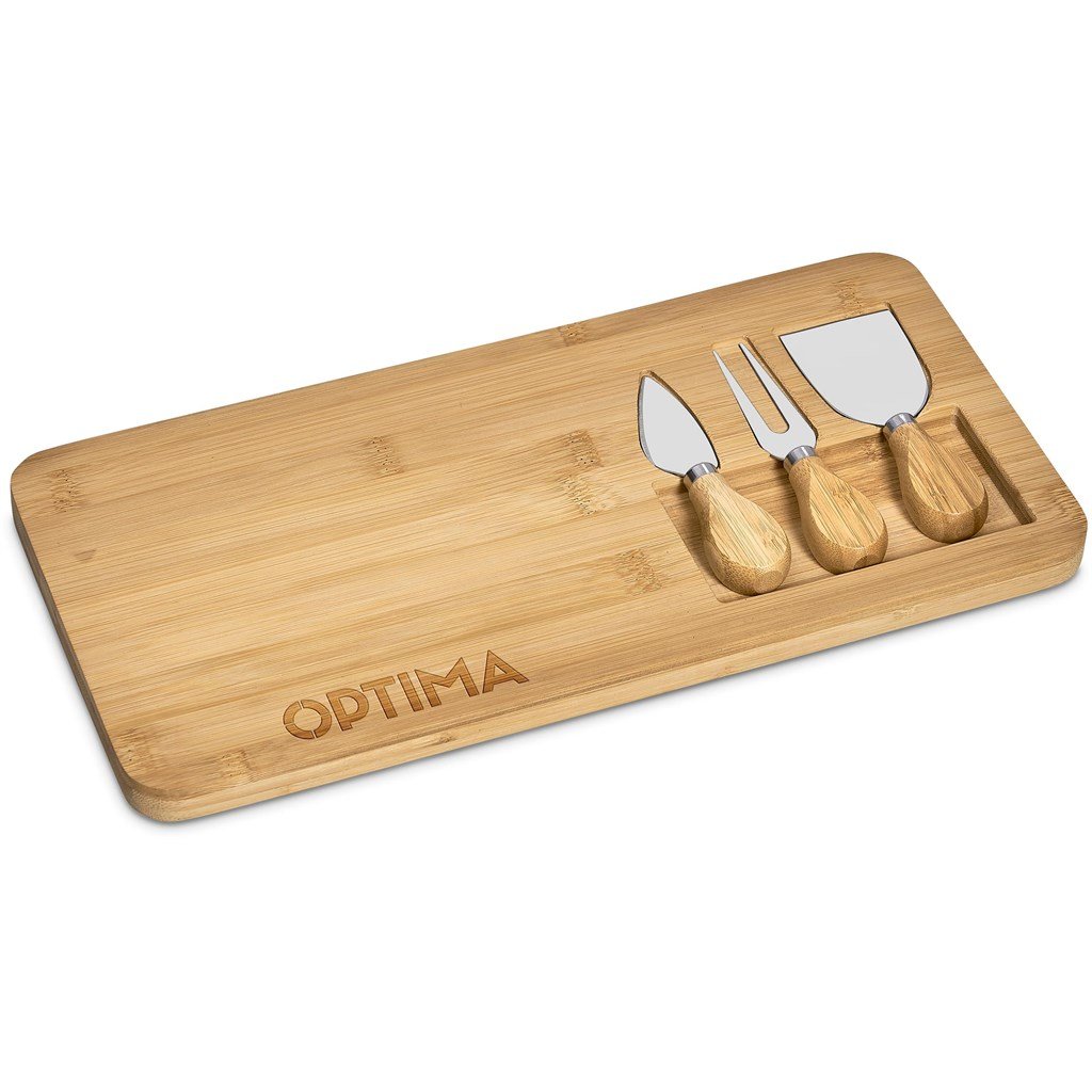 DEFAULT_1024X1024 Okiyo Chizu Bamboo Cheese Board Set - Image 1