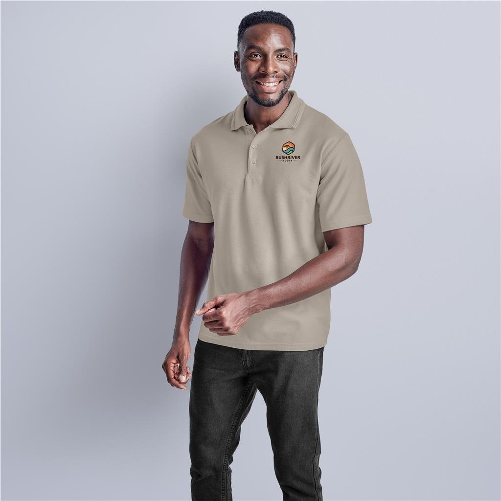 DEFAULT_1024X1024 Mens Basic Pique Golf Shirt - Image 1