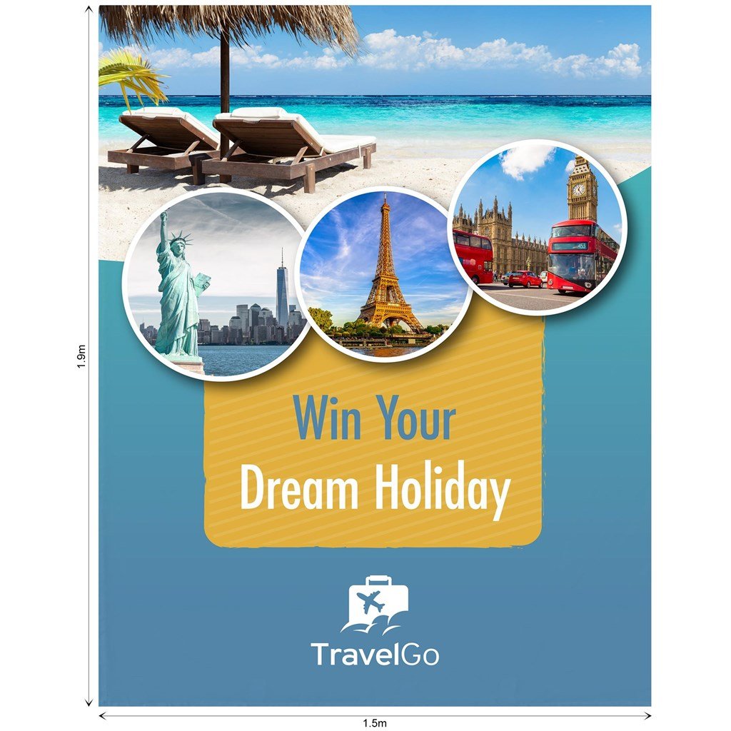 DEFAULT_1024X1024 Ovation Sublimated Gazebo 1.5m X 1.5m - Full-Wall (Excludes Hardware) - Image 1