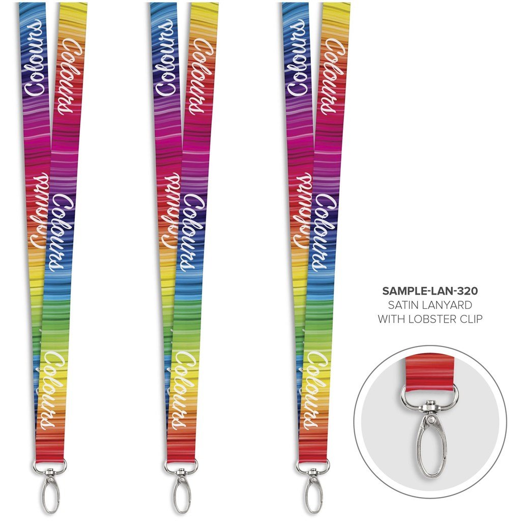 DEFAULT_1024X1024 Satin Pre-branded Lanyard - Sample - Image 1