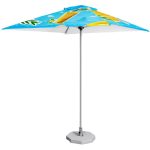 Fade Resistant Parasol Single Round Pole 2m x 2m