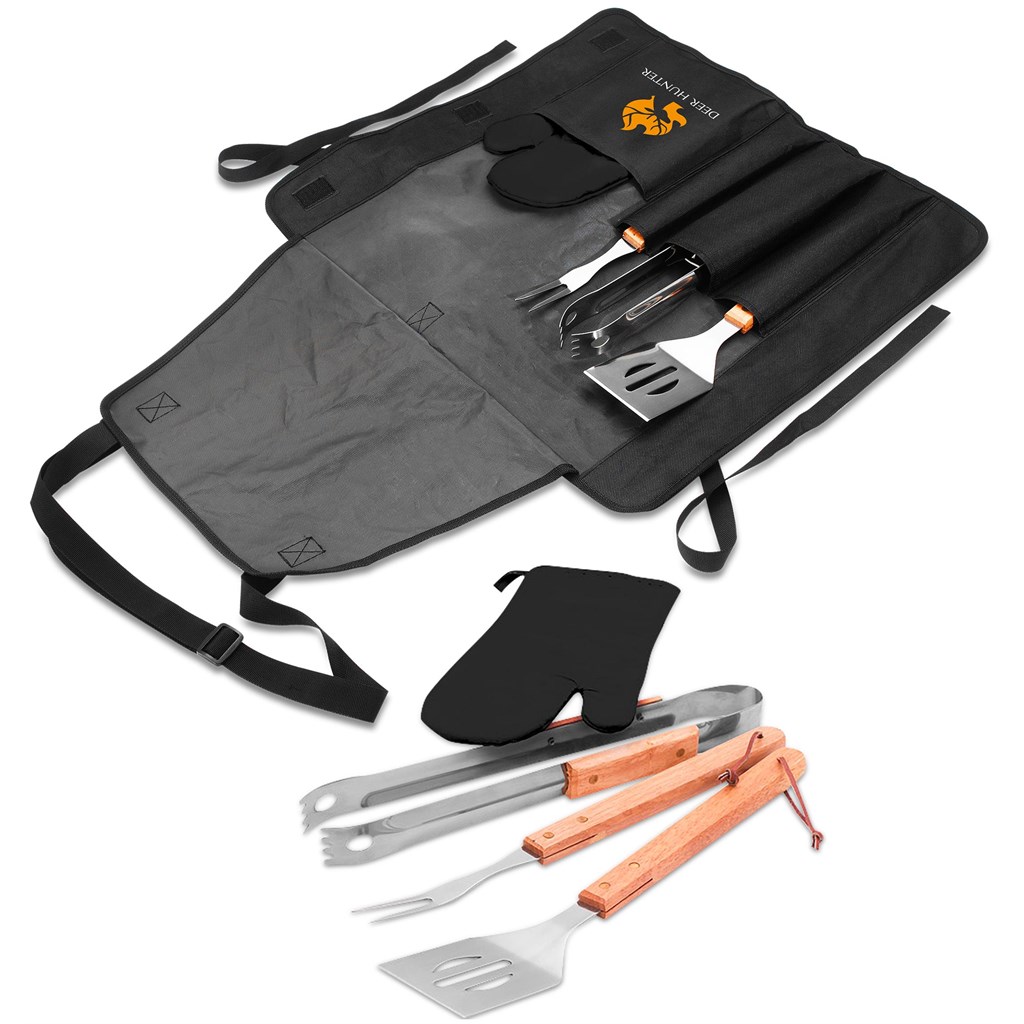 DEFAULT_1024X1024 Altitude Griller 4-Piece Braai Apron Set - Image 1