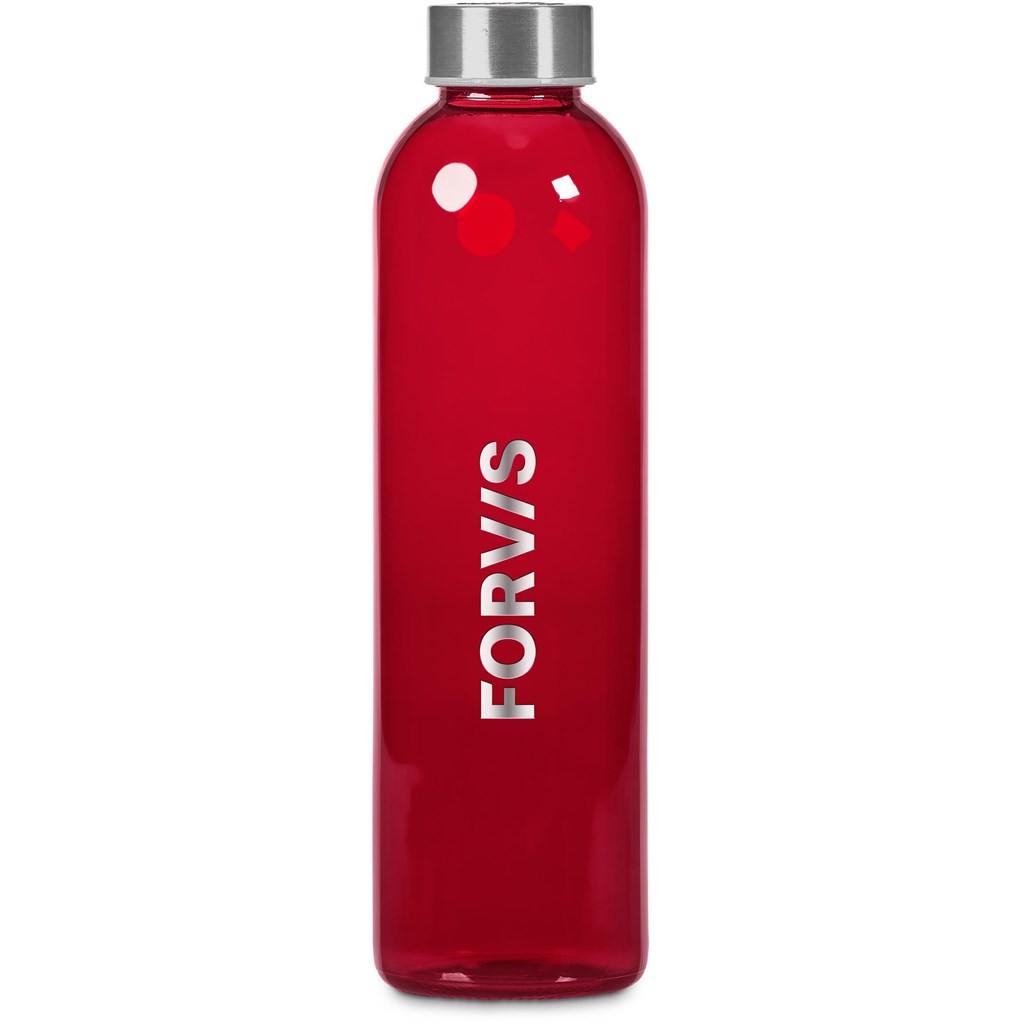 DR-KS-245-B-R_1024X1024 Kooshty Pura Plus Glass Water Bottle – 750ml - Red - Image 1