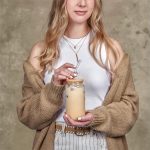 Okiyo Natsu Glass & Bamboo Tumbler & Straw - 500ml - Image 3