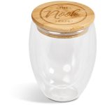 Okiyo Moco Glass & Bamboo Double-Wall Cup - 350ml - Image 15