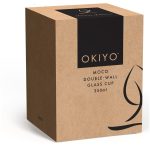 Okiyo Moco Glass & Bamboo Double-Wall Cup - 350ml - Image 12