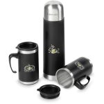Cardinal Stainless Steel Vacuum Flask & Mug Set - Image 7