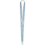Snap Hook Clip Double-Sided Sublimation Petersham Lanyard - Image 2