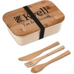 Kooshty Natura Plus Bamboo Fibre Lunch Box Set - Image 3