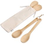 Okiyo Shinsen Bamboo Salad Servers - Image 5