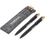 Okiyo Mimo Recycled Aluminum Ball Pen & Pencil Set - Image 3
