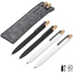 Okiyo Mimo Recycled Aluminum Ball Pen & Pencil Set - Image 2