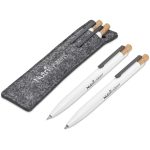 Okiyo Mimo Recycled Aluminum Ball Pen & Pencil Set - Image 4