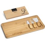 Okiyo Chizu Bamboo Cheese Board Set - Image 4
