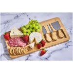 Okiyo Chizu Bamboo Cheese Board Set - Image 7
